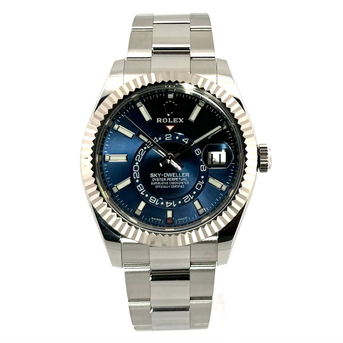 Rolex Sky-Dweller 326934 (2022) - Blauw wijzerplaat 42mm Staal (1/7)