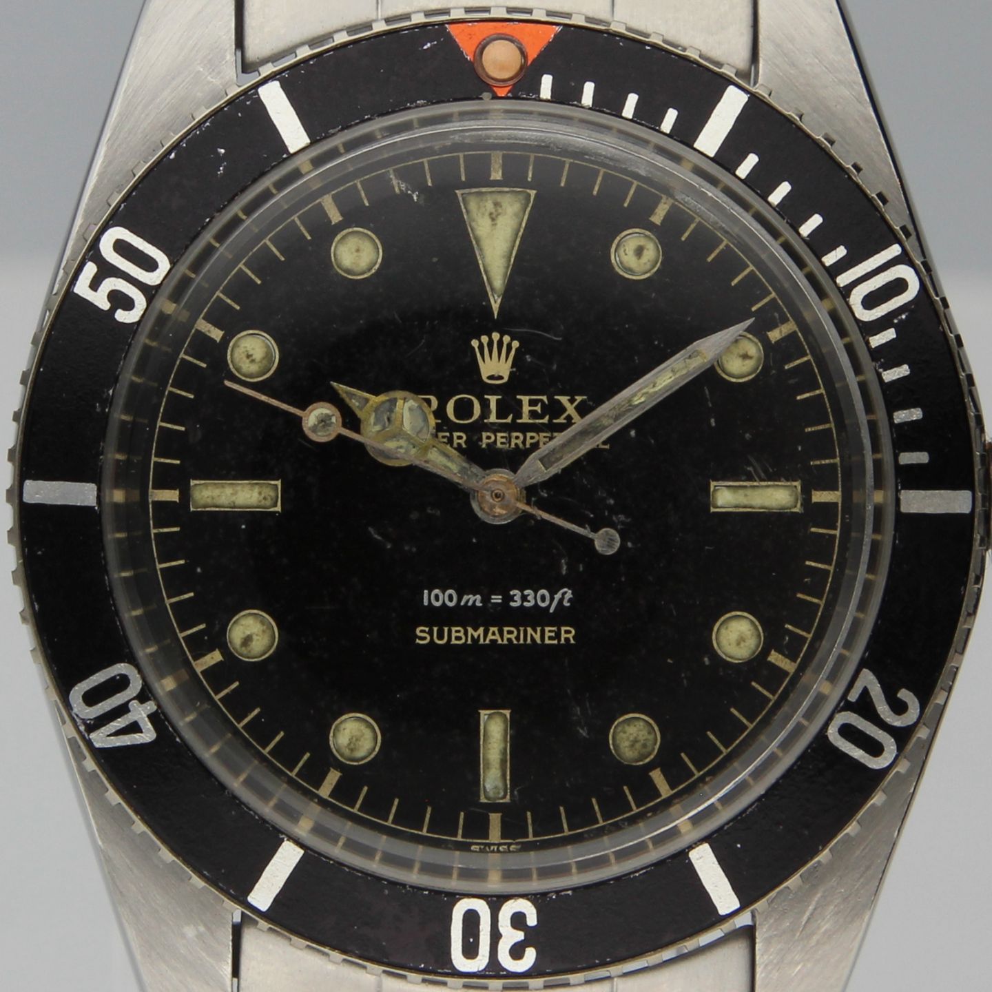 Rolex Submariner No Date 5508 (1950) - Black dial 37 mm Steel case (3/8)