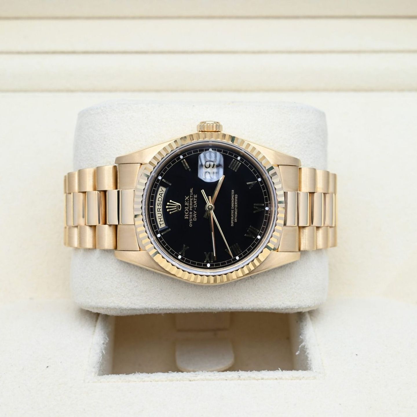Rolex Day-Date 36 18238 (1989) - 36mm Geelgoud (4/7)