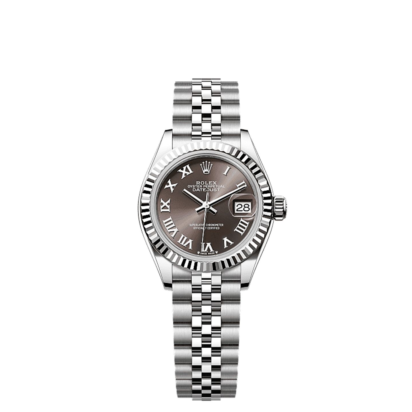 Rolex Lady-Datejust 279174 (2025) - Grey dial 28 mm Steel case (1/1)