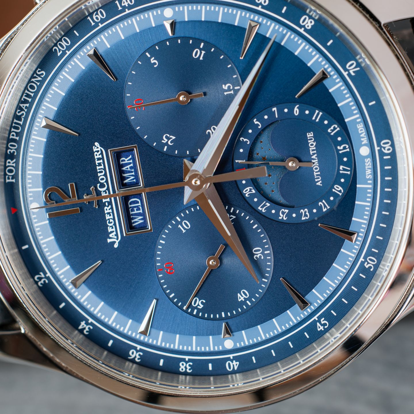 Jaeger-LeCoultre Master Control Q4138480 (2024) - Grijs wijzerplaat 40mm Staal (3/8)