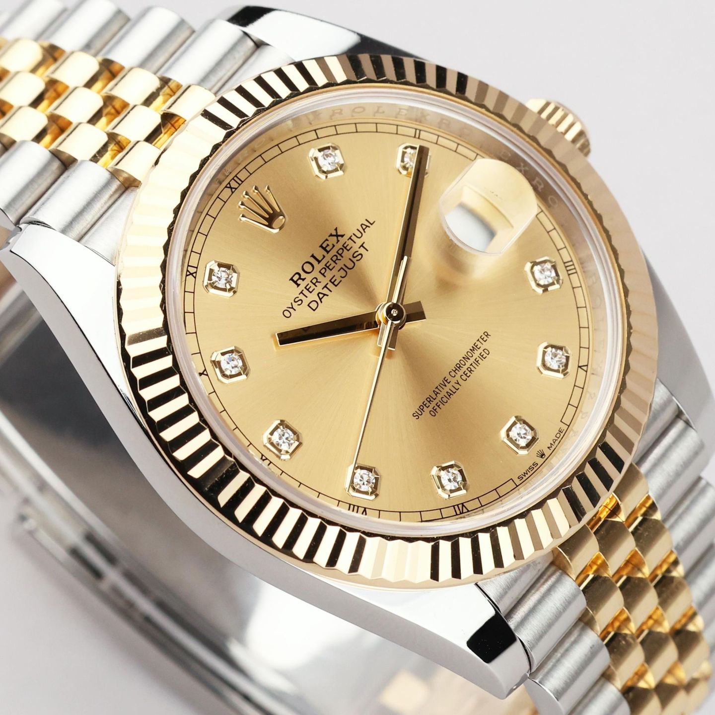 Rolex Datejust 41 126333 (2017) - 41 mm Gold/Steel case (3/8)