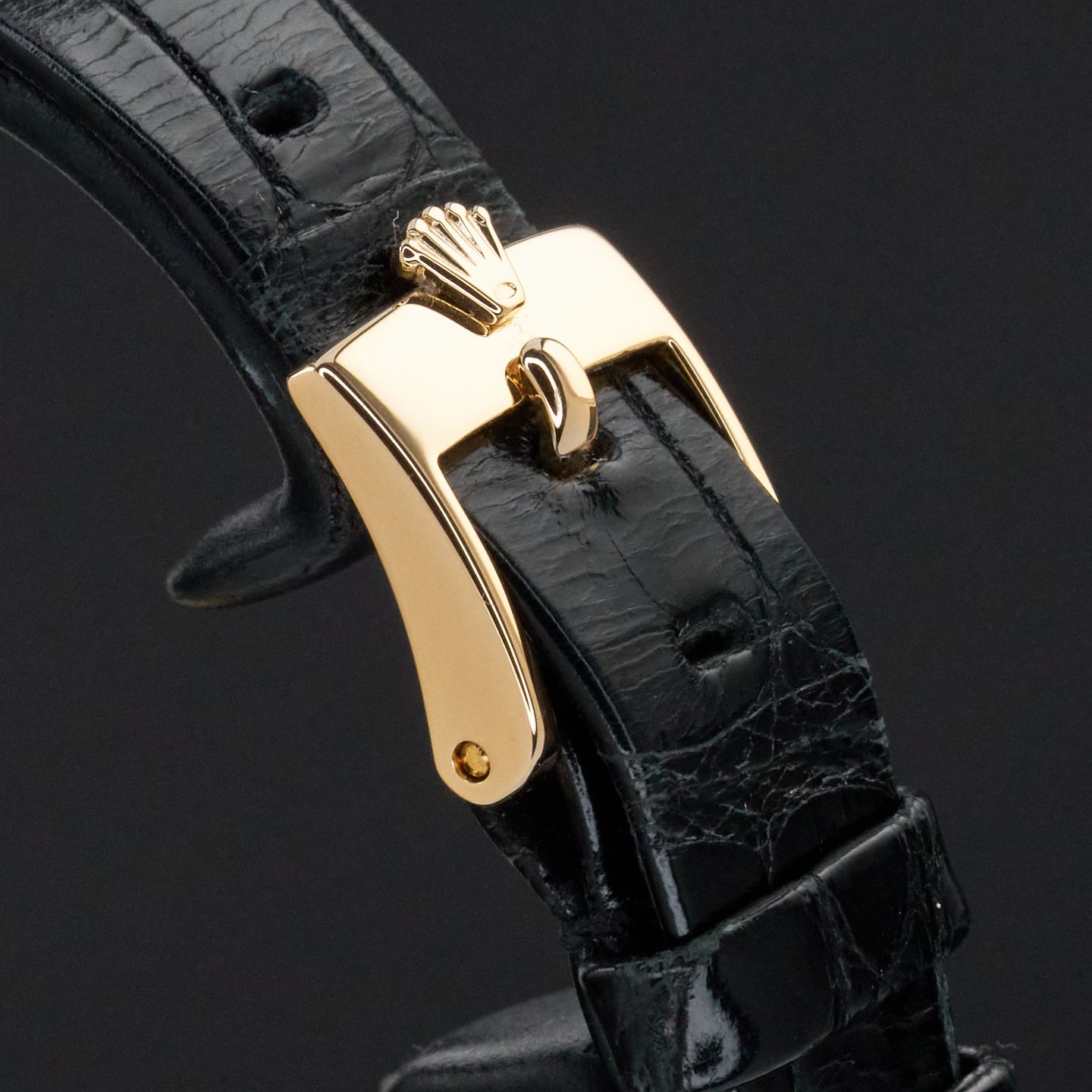 Rolex Cellini 4081 (1995) - Champagne dial 25 mm Yellow Gold case (8/8)