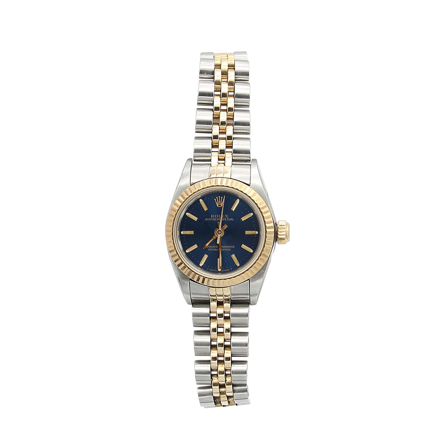 Rolex Oyster Perpetual 67193 (Onbekend (willekeurig serienummer)) - 26mm Goud/Staal (2/7)