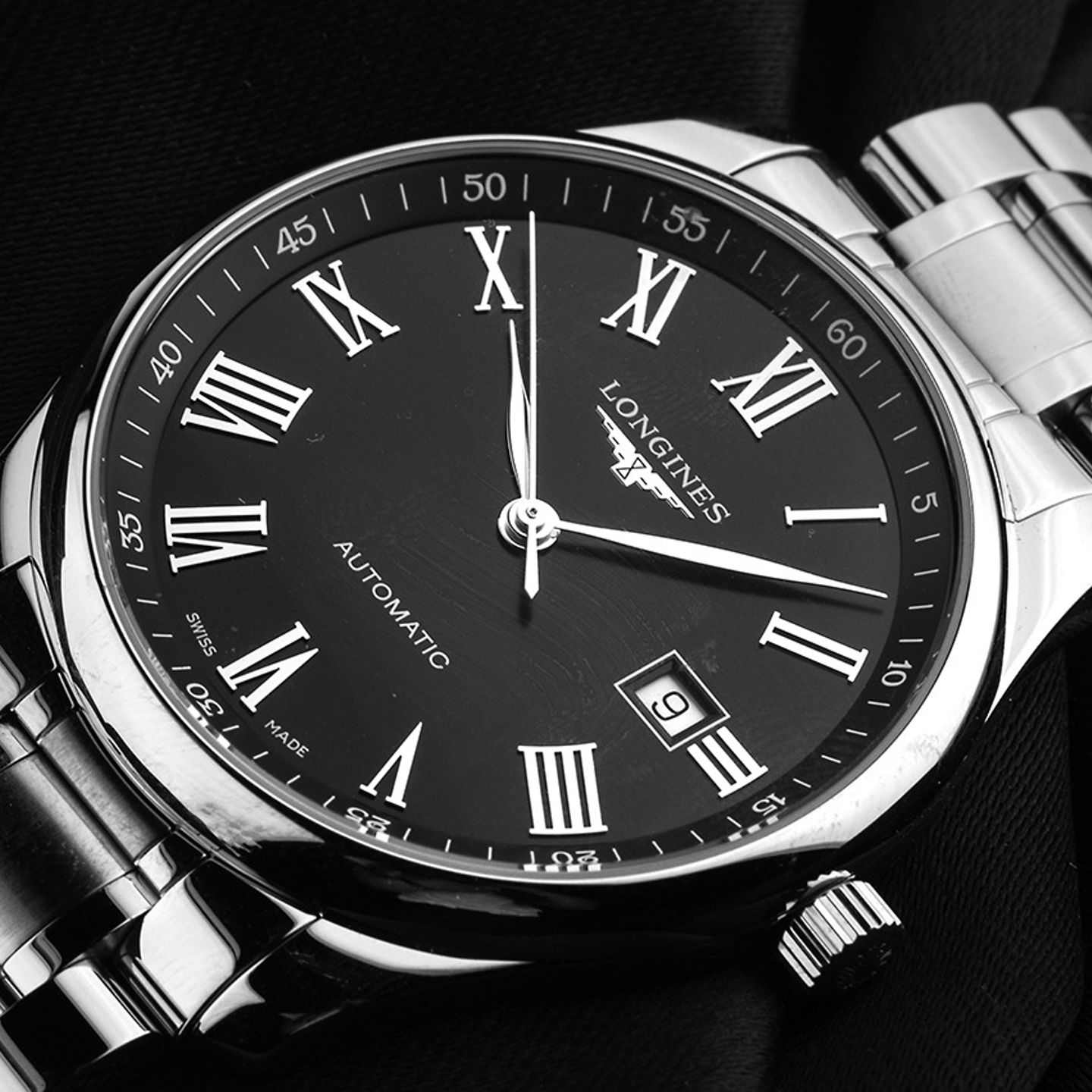 Longines Master Collection L2.893.4.59.6 (2025) - Black dial 42 mm Steel case (3/7)