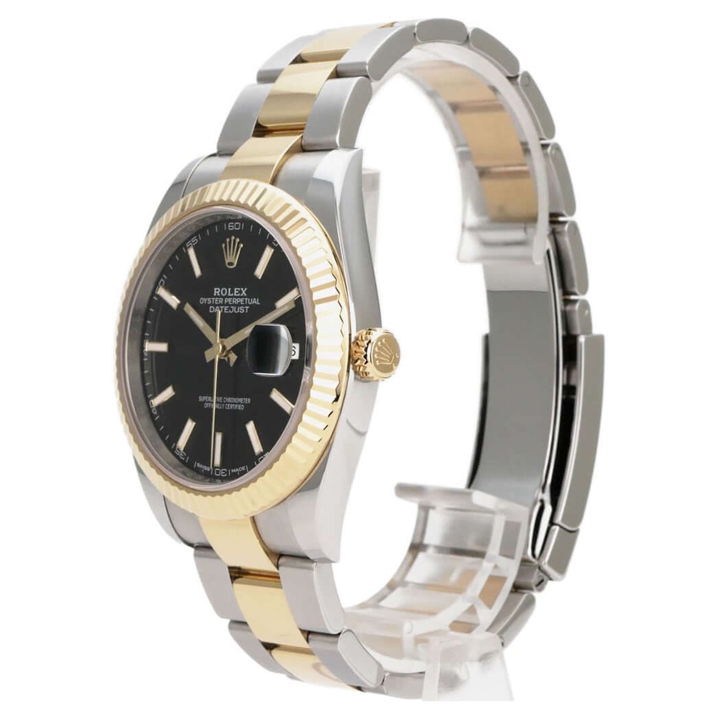 Rolex Datejust 41 126333 (2017) - Black dial 41 mm Gold/Steel case (4/8)