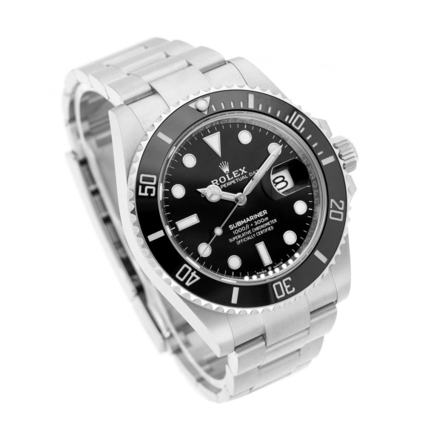 Rolex Submariner Date 126610LN (2021) - Zwart wijzerplaat 41mm Staal (3/5)