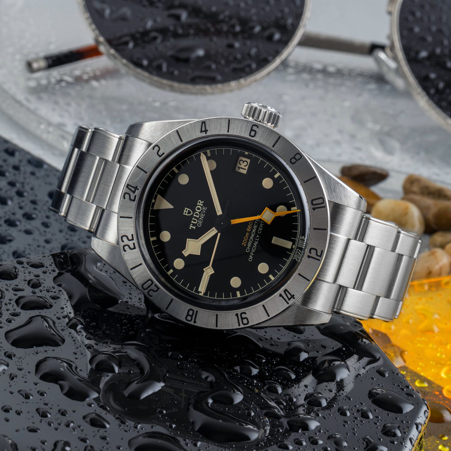 Tudor Black Bay 79470 (Onbekend (willekeurig serienummer)) - Zwart wijzerplaat 39mm Staal (2/8)