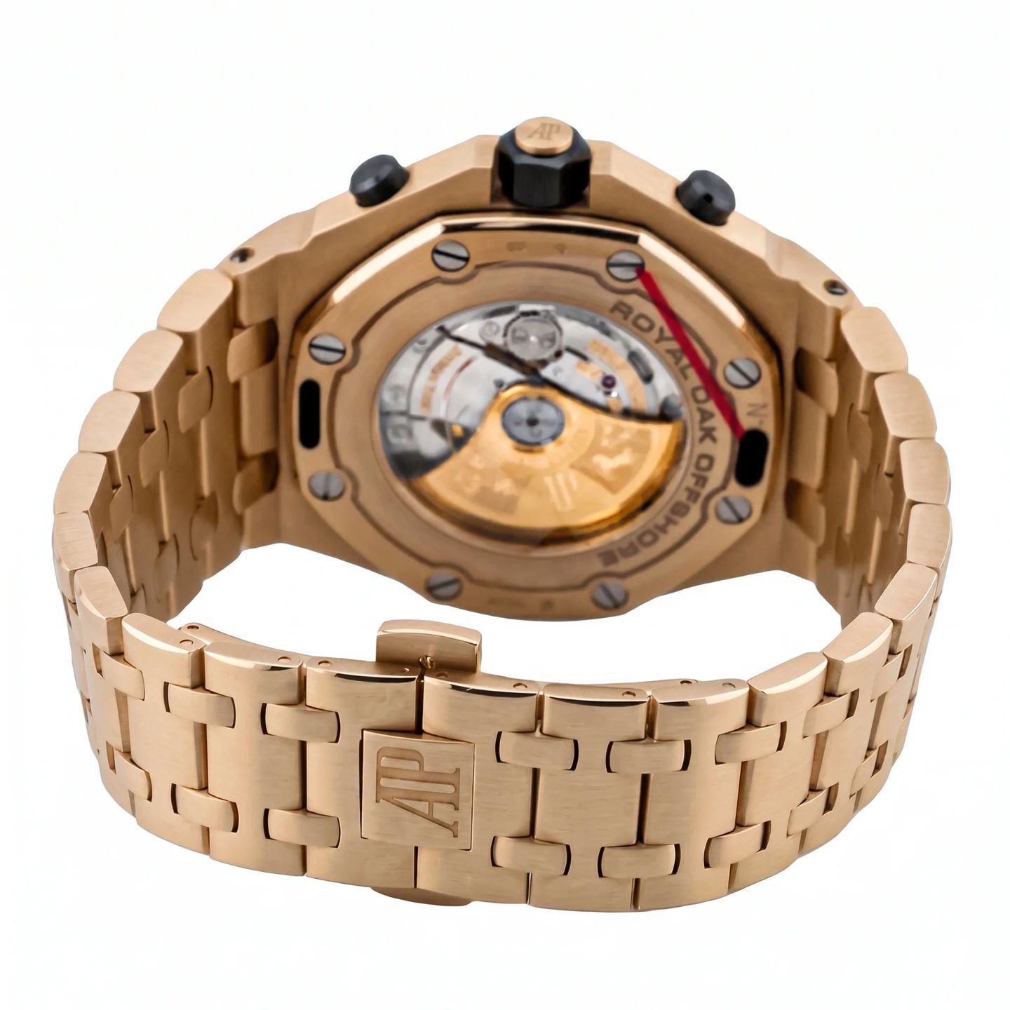 Audemars Piguet Royal Oak Offshore Chronograph 26470OR.OO.1000OR.01 (2014) - Champagne dial 42 mm Rose Gold case (8/8)