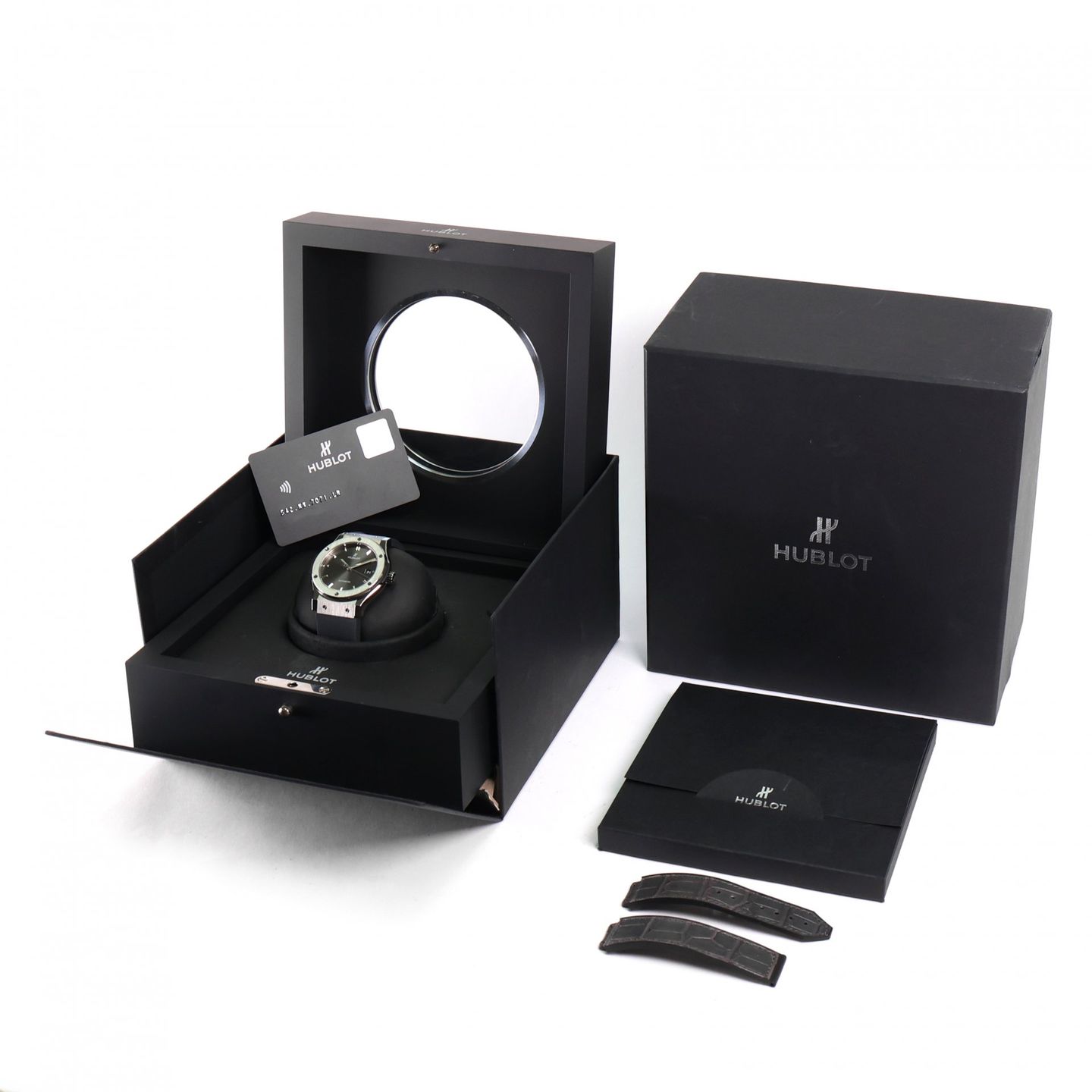 Hublot Classic Fusion Racing Grey 542.NX.7071.LR (2021) - Grijs wijzerplaat 42mm Titanium (3/3)