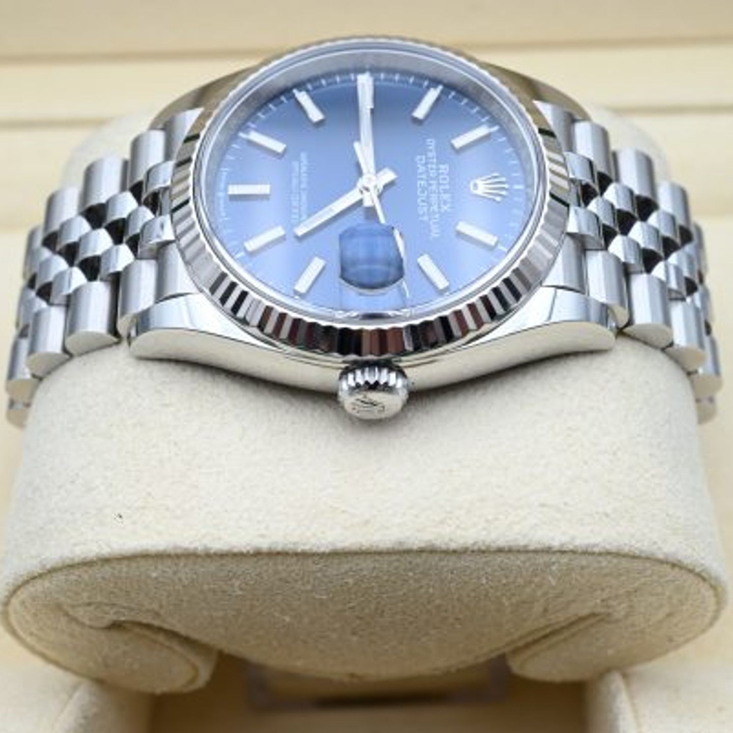 Rolex Datejust 36 126234 (2023) - Blue dial 36 mm Steel case (5/8)