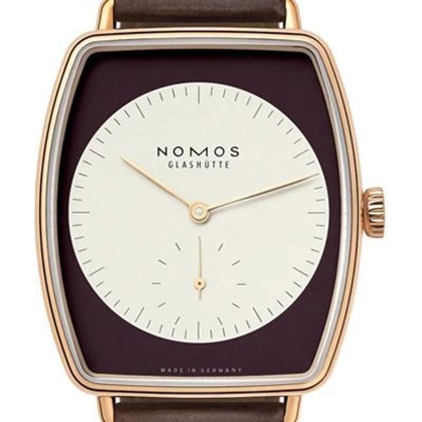 NOMOS Lux 942 (2024) - Purple dial 36 mm Rose Gold case (2/2)