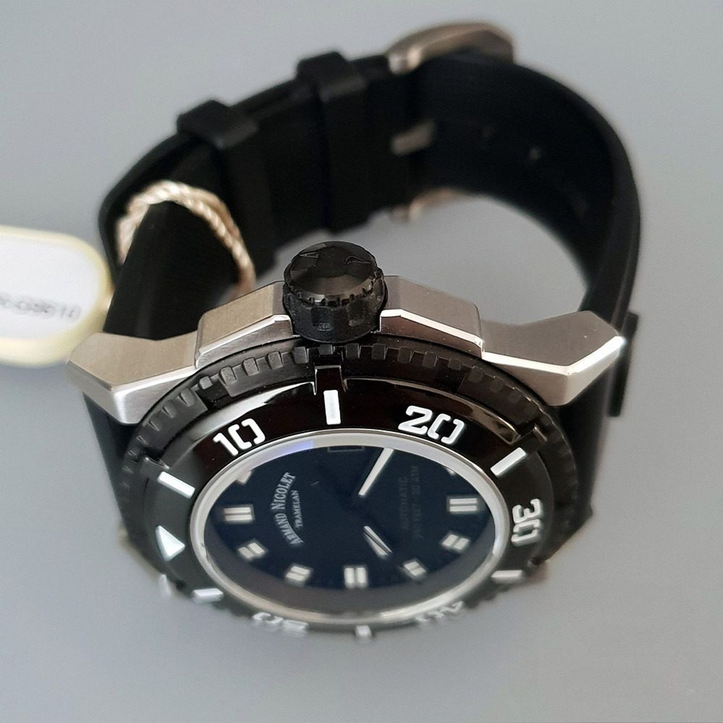 Armand Nicolet Unknown A460ANN-NR-G9610 (2025) - Black dial 44 mm Steel case (5/8)