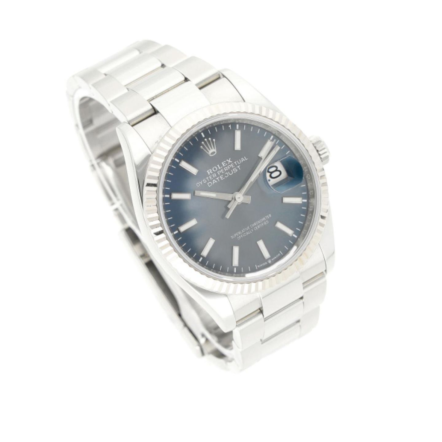 Rolex Datejust 36 126234 (2019) - Blue dial 36 mm Steel case (3/5)