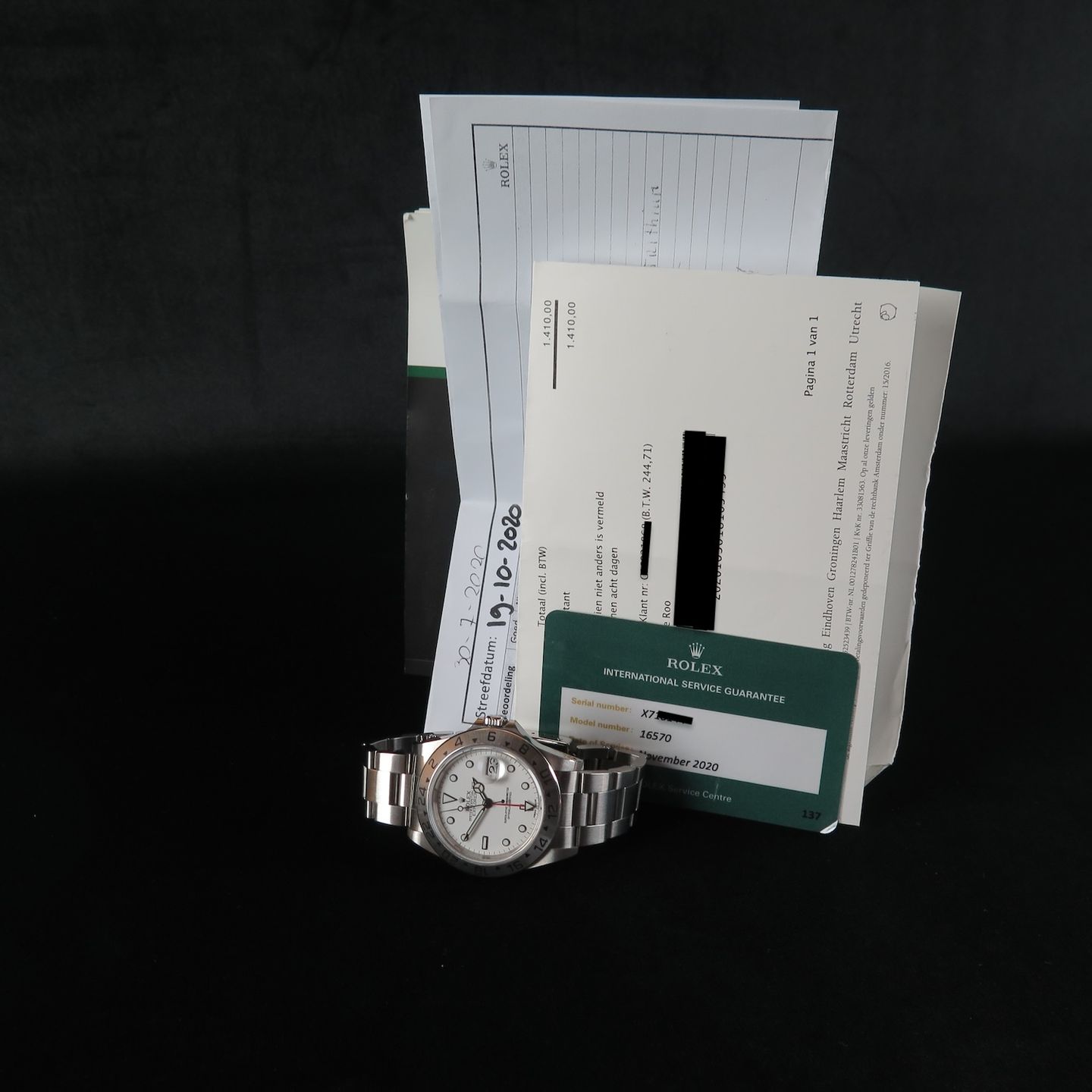 Rolex Explorer II 16570 (1991) - 40 mm Steel case (8/8)