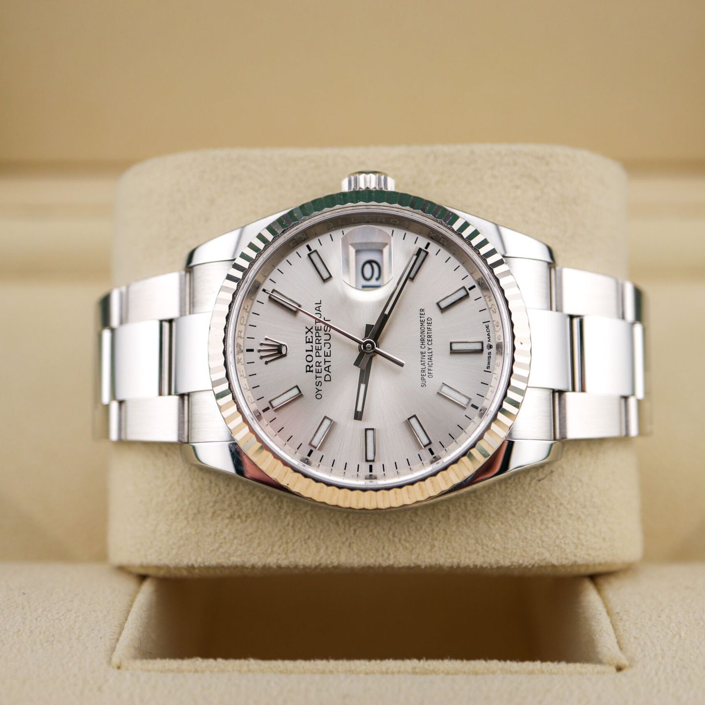 Rolex Datejust 36 126234 (2020) - Zilver wijzerplaat 36mm Staal (5/6)