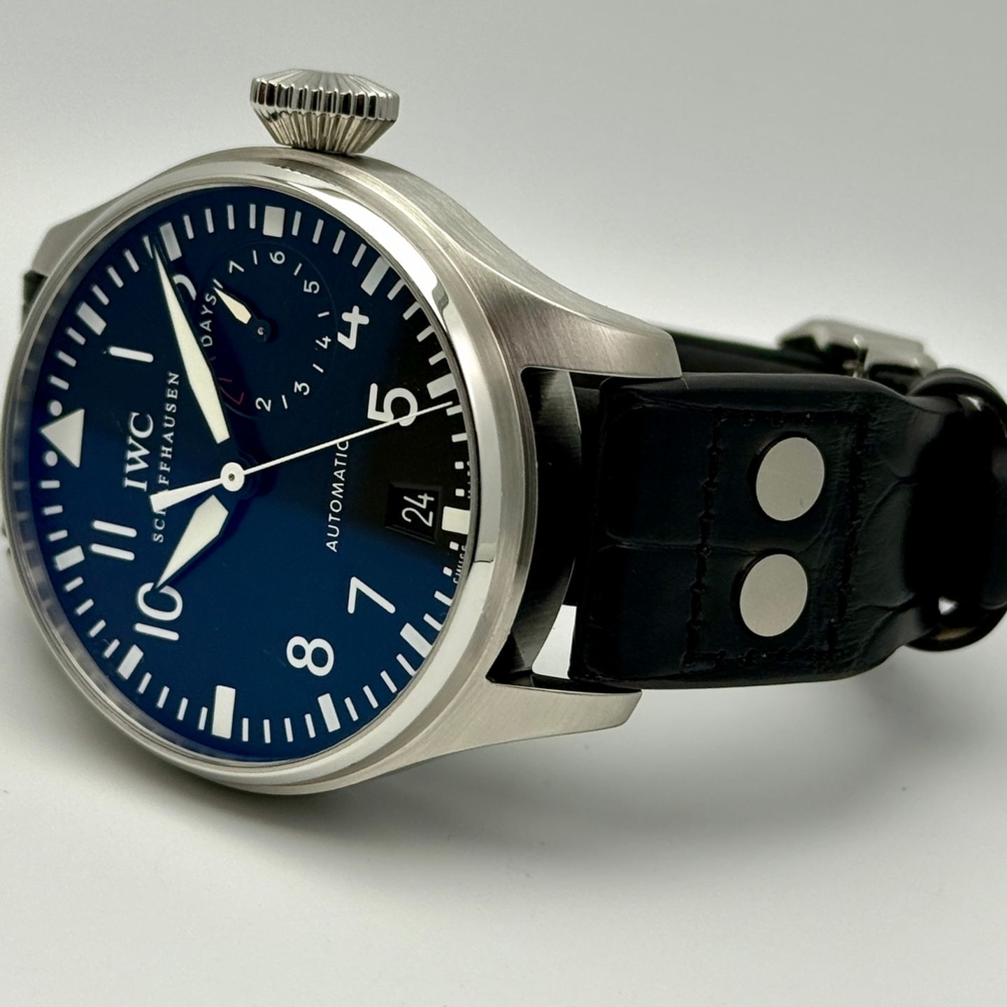 IWC Big Pilot IW500401 (Unknown (random serial)) - Black dial 46 mm Steel case (4/8)
