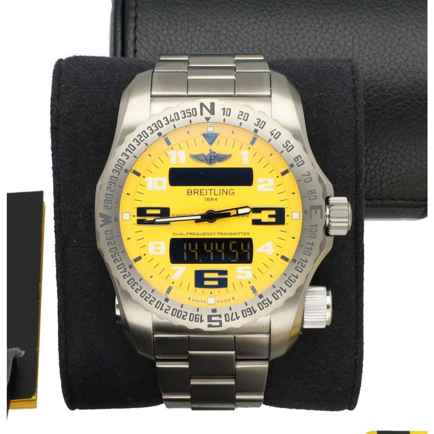Breitling Emergency E76325 (2014) - Geel wijzerplaat 51_MM Titanium (12/14)