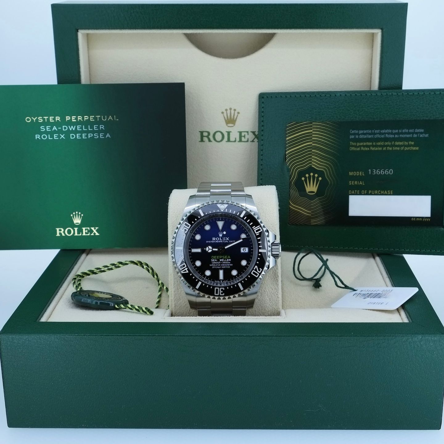 Rolex Sea-Dweller Deepsea 136660 (2024) - Blauw wijzerplaat 44mm Staal (4/6)