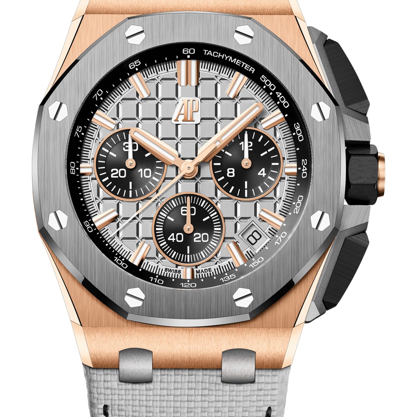 Audemars Piguet Royal Oak Offshore Chronograph 26420OI.OO.A015VE.01 (2025) - Grey dial 43 mm Rose Gold case (1/1)