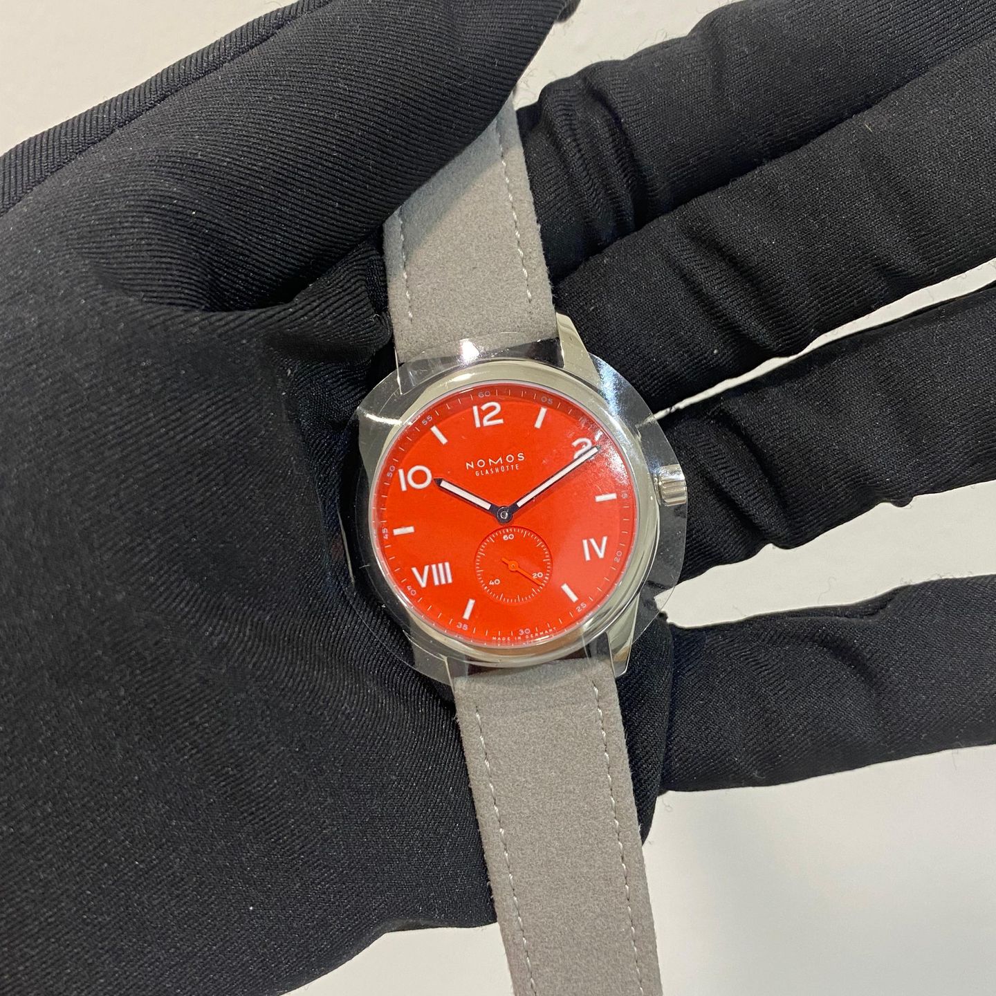 NOMOS Club Campus 723 (2024) - Rood wijzerplaat 39mm Staal (1/8)