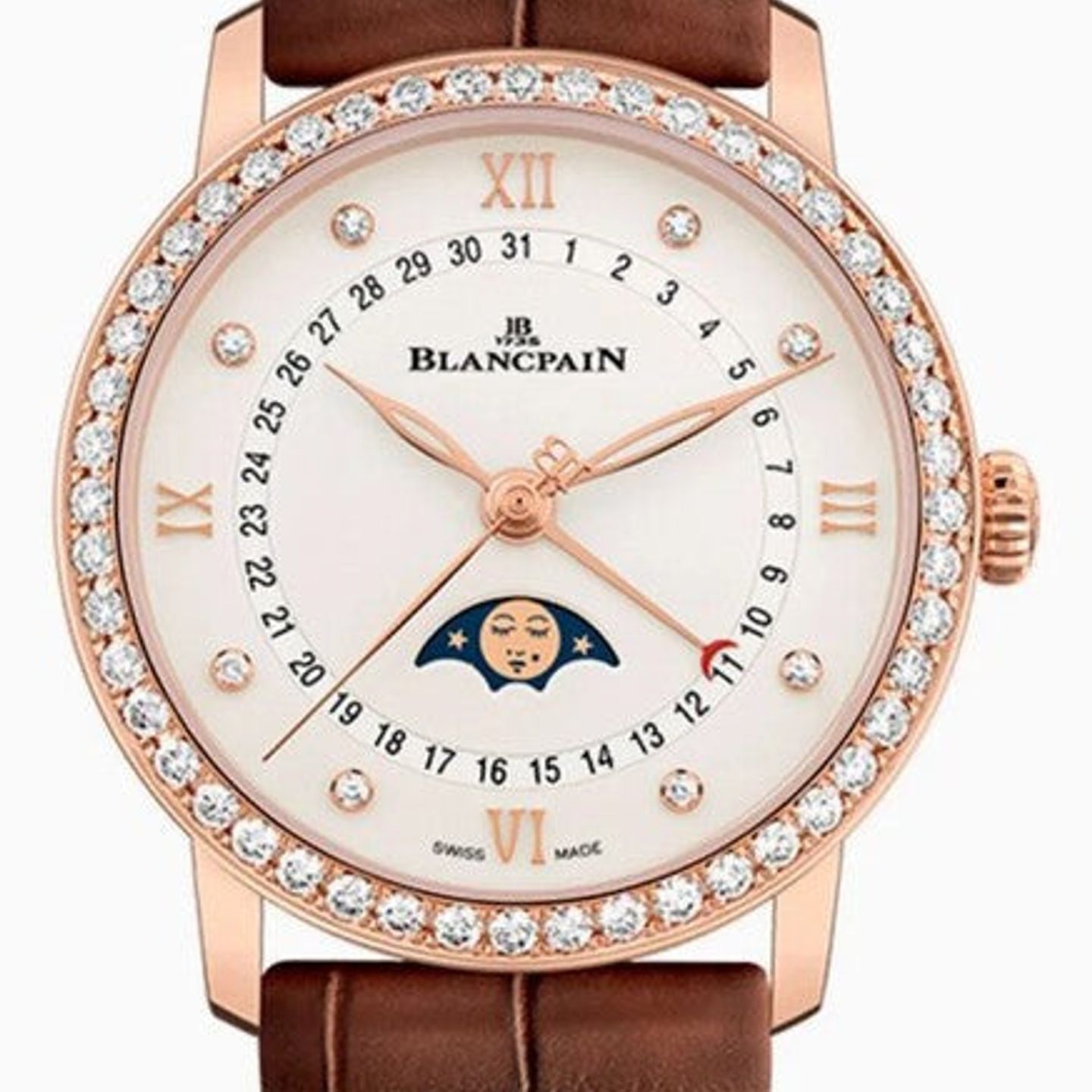 Blancpain Villeret 6126-2987-55A (2026) - Zilver wijzerplaat 34mm Roségoud (1/1)