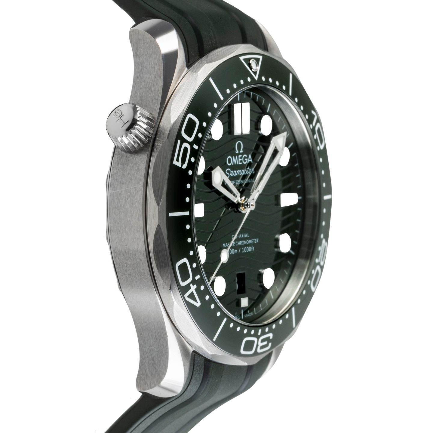 Omega Seamaster Diver 300 M 210.32.42.20.10.001 (Onbekend (willekeurig serienummer)) - Groen wijzerplaat 42mm Staal (7/8)