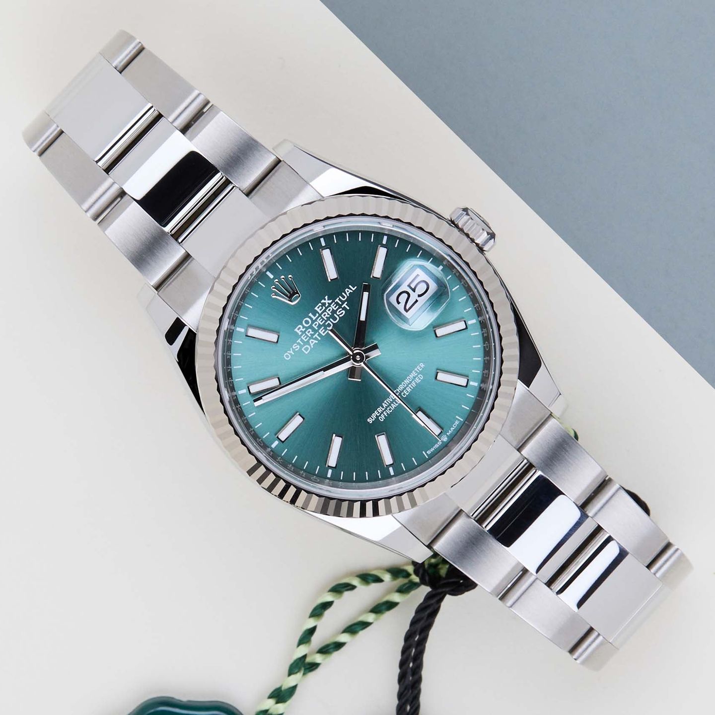 Rolex Datejust 36 126234 (2026) - Grey dial 36 mm Steel case (1/8)