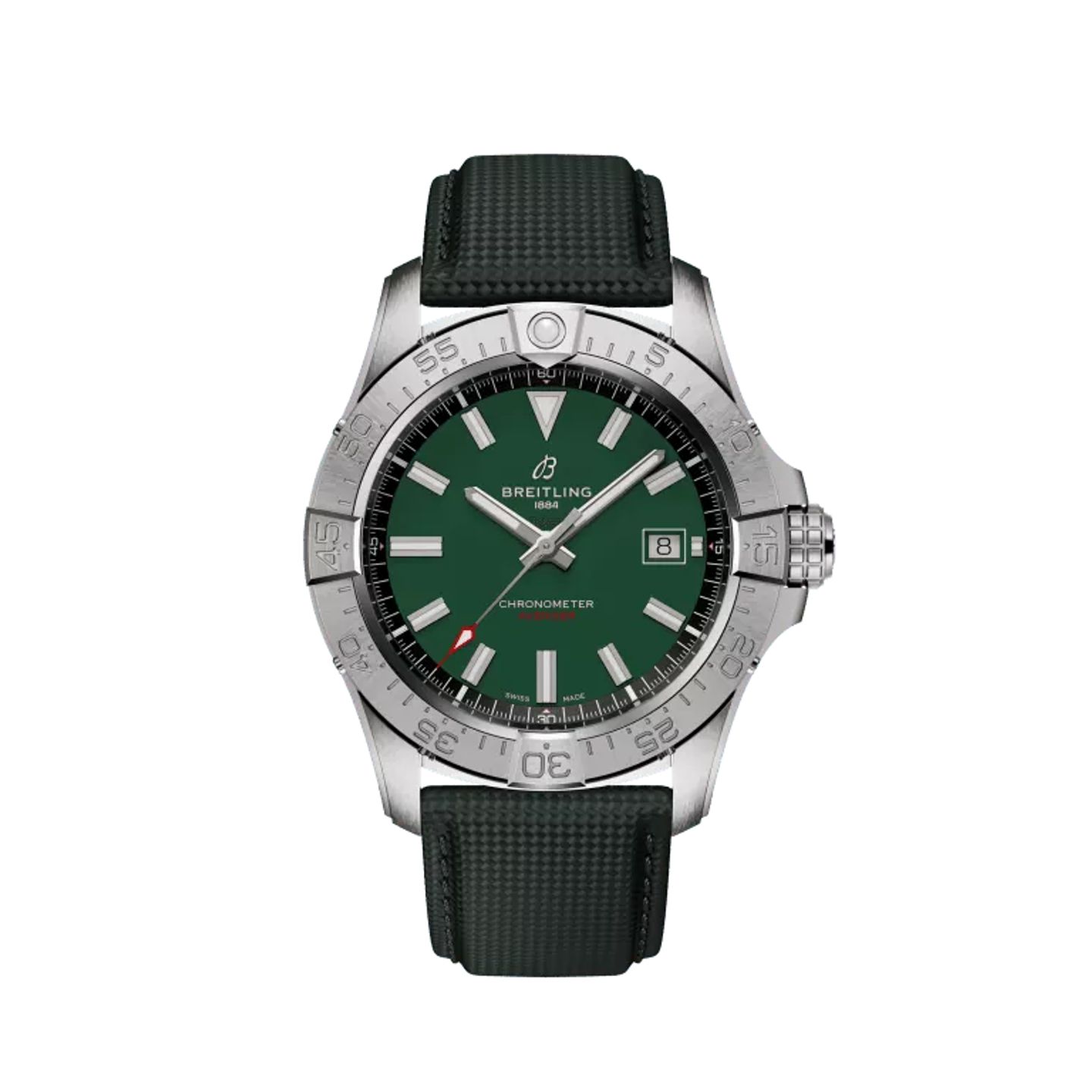 Breitling Avenger A17328101L1X1 (2024) - Groen wijzerplaat 42mm Staal (1/1)