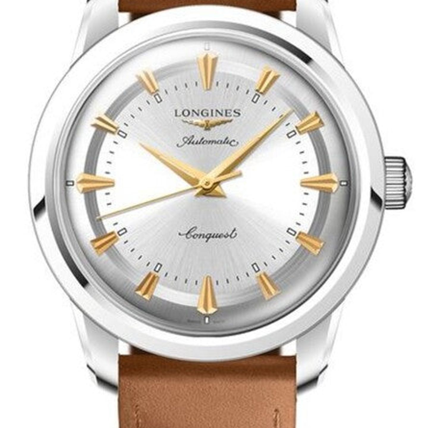 Longines Conquest Heritage L1.649.4.72.2 (2026) - Silver dial 38 mm Steel case (1/1)