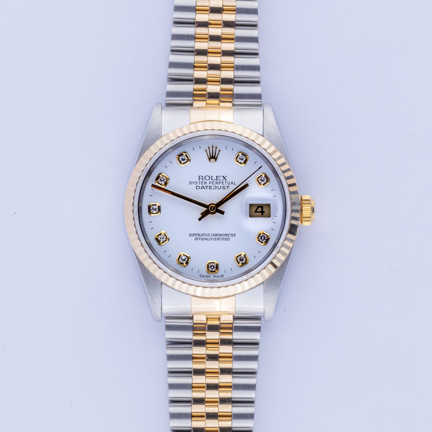 Rolex Datejust 36 16233 (1994) - 36mm Goud/Staal (3/8)