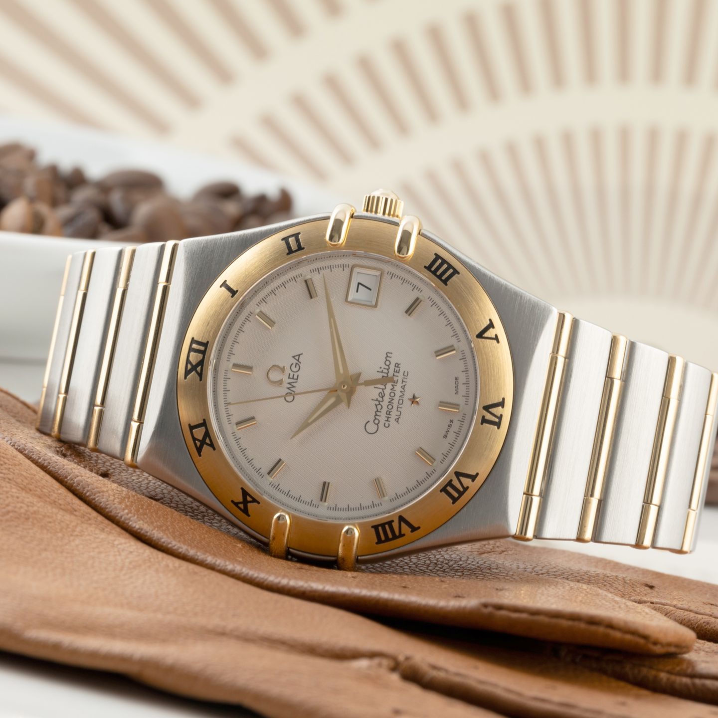 Omega Constellation 1202.30.00 (2006) - Zilver wijzerplaat 36mm Goud/Staal (2/8)