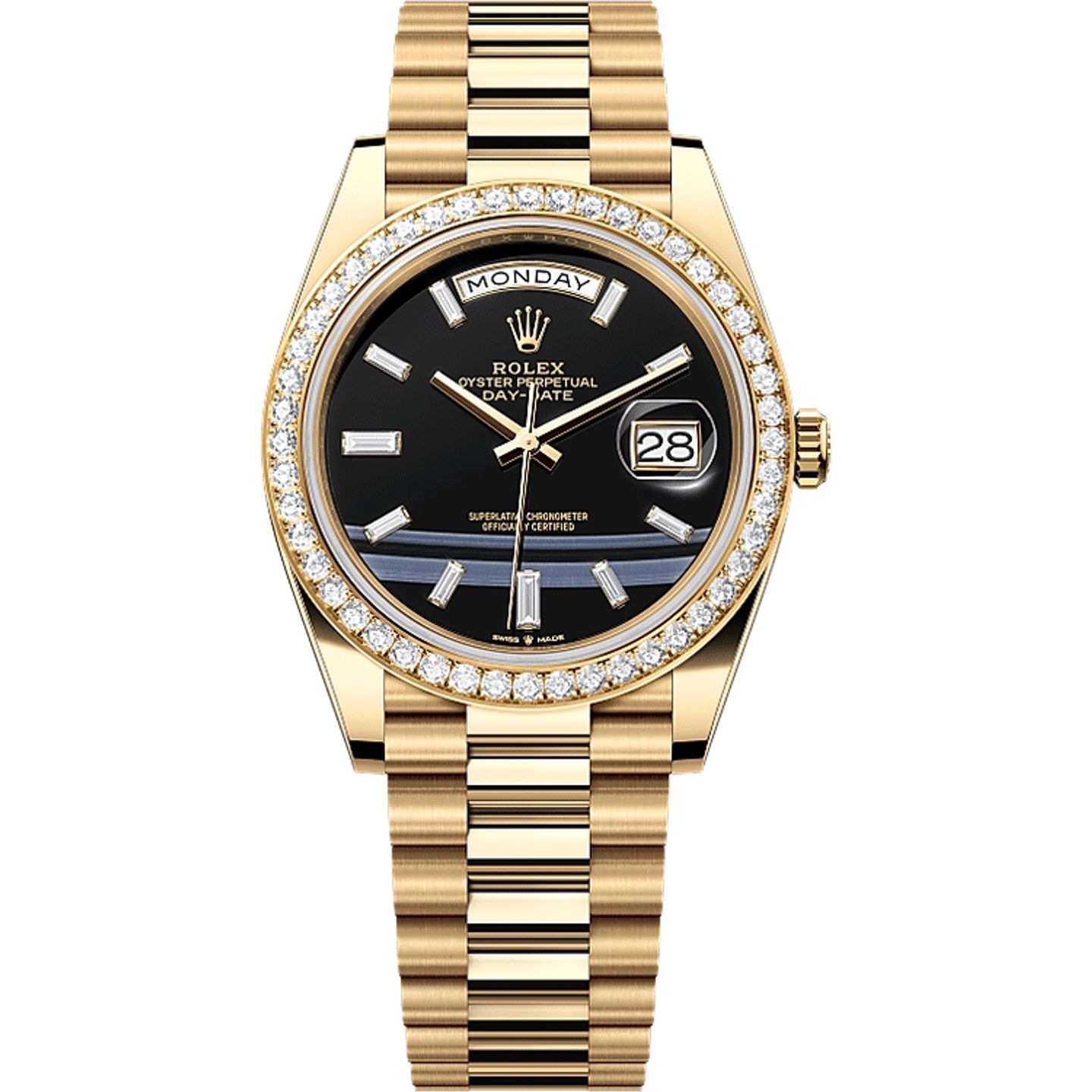 Rolex Day-Date 40 228348RBR (2025) - Zwart wijzerplaat 40mm Geelgoud (1/1)