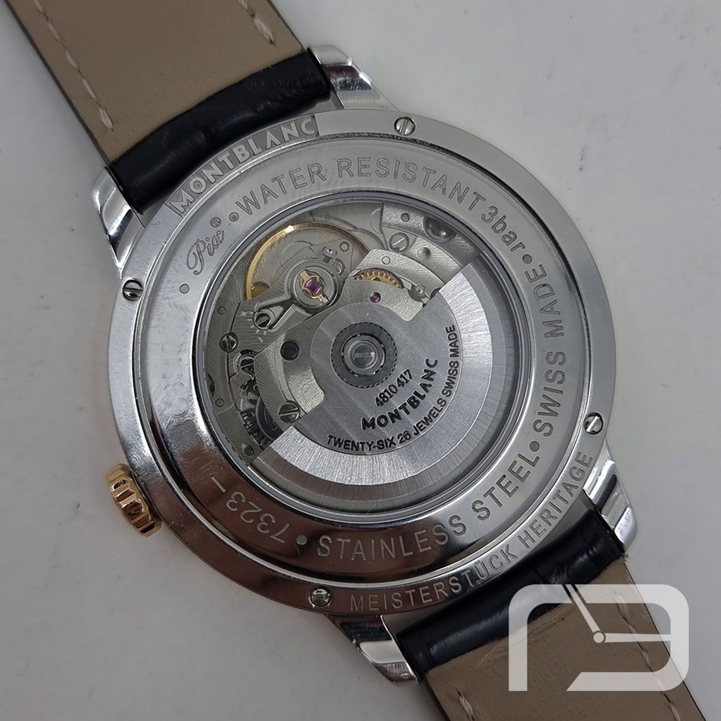 Montblanc Heritage Spirit 111624 (2024) - Zilver wijzerplaat 39mm Goud/Staal (7/8)