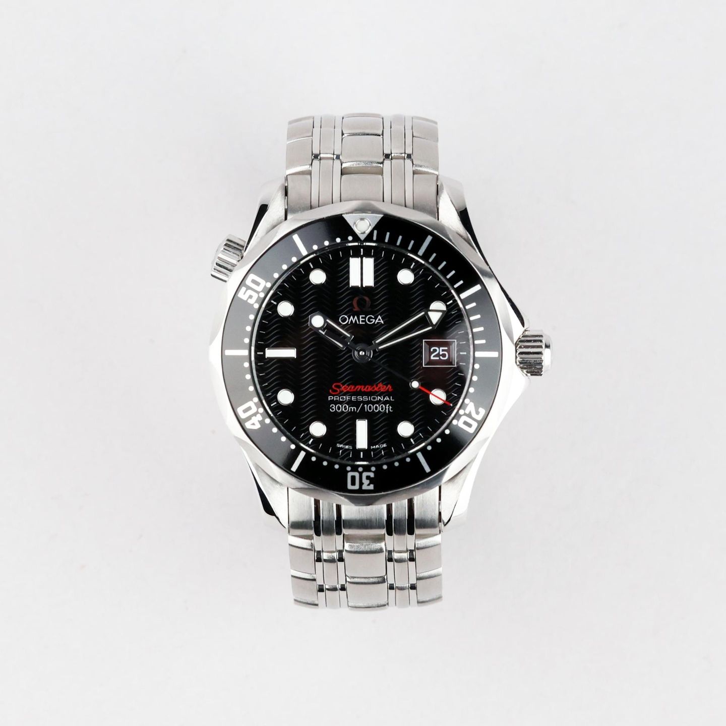 Omega Seamaster Diver 300 M 212.30.36.61.01.001 (Onbekend (willekeurig serienummer)) - Zwart wijzerplaat 36mm Staal (1/7)