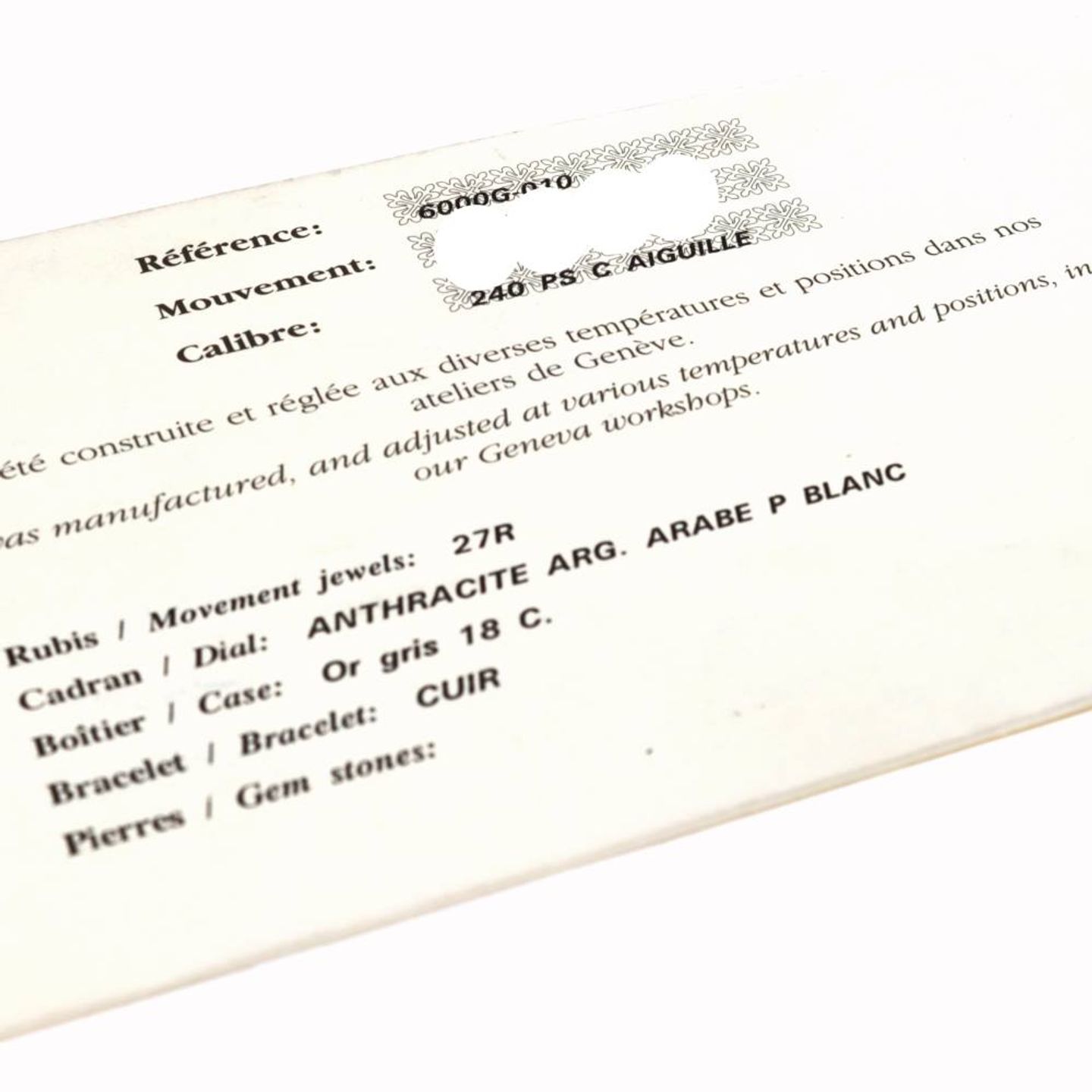 Patek Philippe Calatrava 6000G - (5/6)