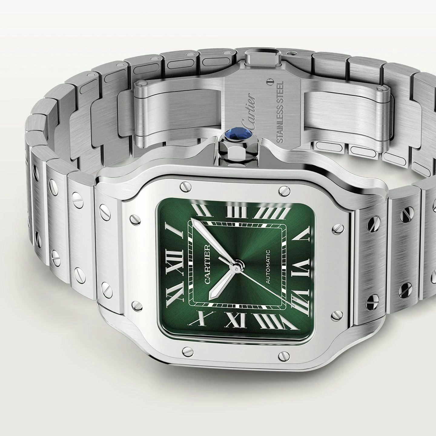 Cartier Santos WSSA0061 (Onbekend (willekeurig serienummer)) - 35mm Staal (3/6)