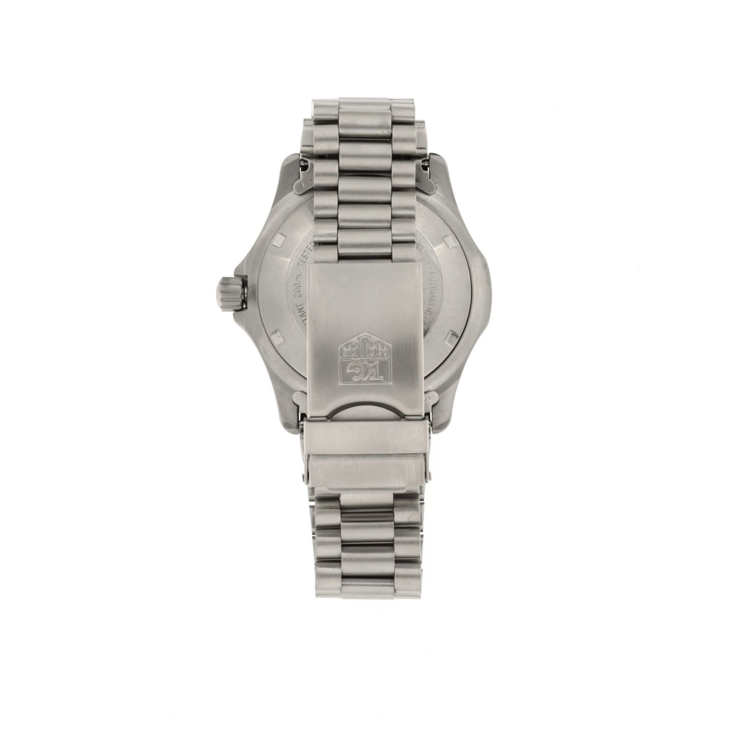 TAG Heuer 2000 669.206F (Onbekend (willekeurig serienummer)) - Zwart wijzerplaat Onbekend Staal (4/4)