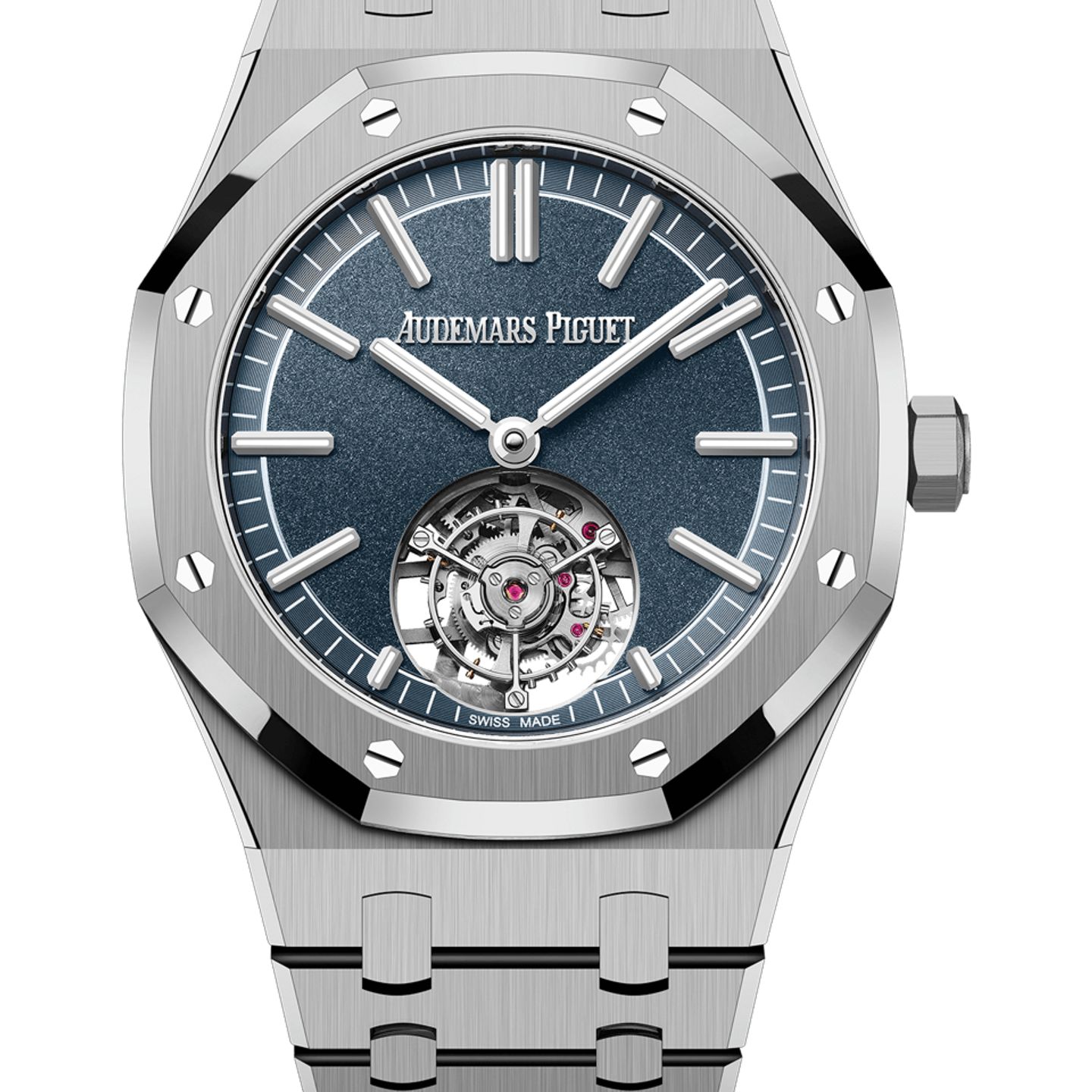 Audemars Piguet Royal Oak Tourbillon 26730TI.OO.1320TI.01 (2025) - Blue dial 41 mm Titanium case (1/1)