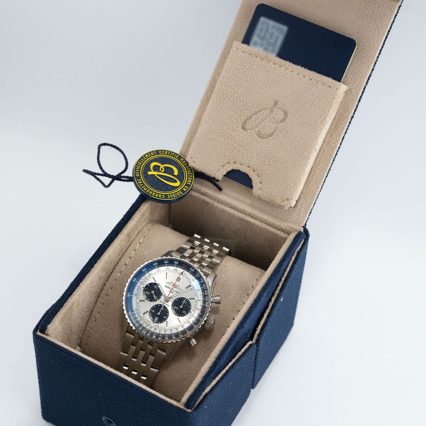 Breitling Navitimer 1 B01 Chronograph AB0138241G1A1 (2025) - Silver dial 43 mm Steel case (6/6)