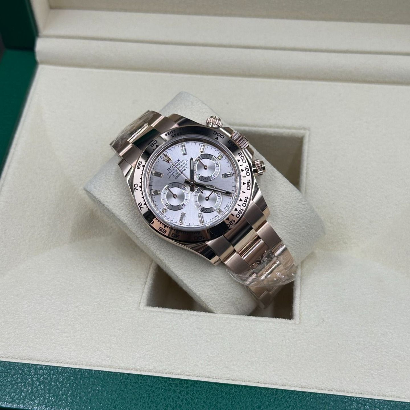 Rolex Daytona 116505 (Onbekend (willekeurig serienummer)) - Roze wijzerplaat 40mm Roségoud (8/8)