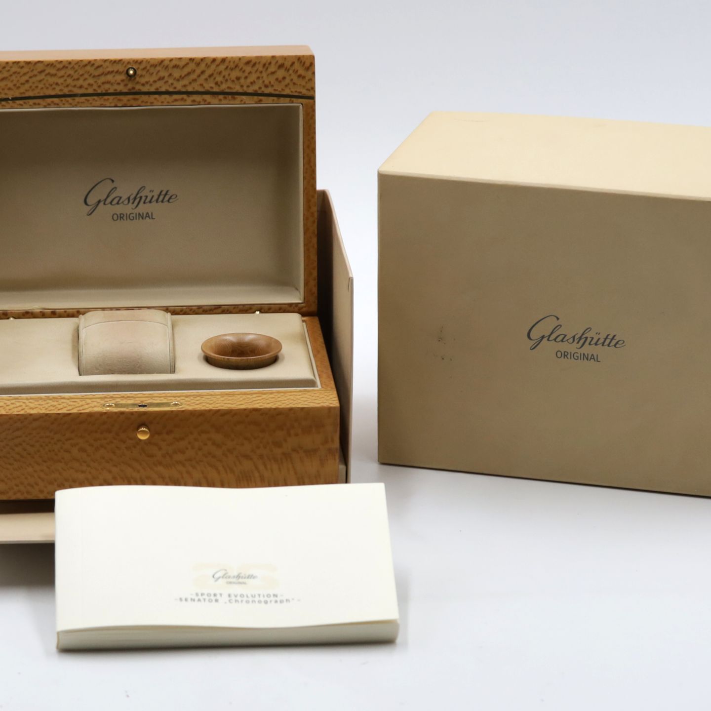 Glashütte Original Sport Evolution 1-39-31-43-03-01 (Onbekend (willekeurig serienummer)) - Zwart wijzerplaat 40mm Staal (8/8)