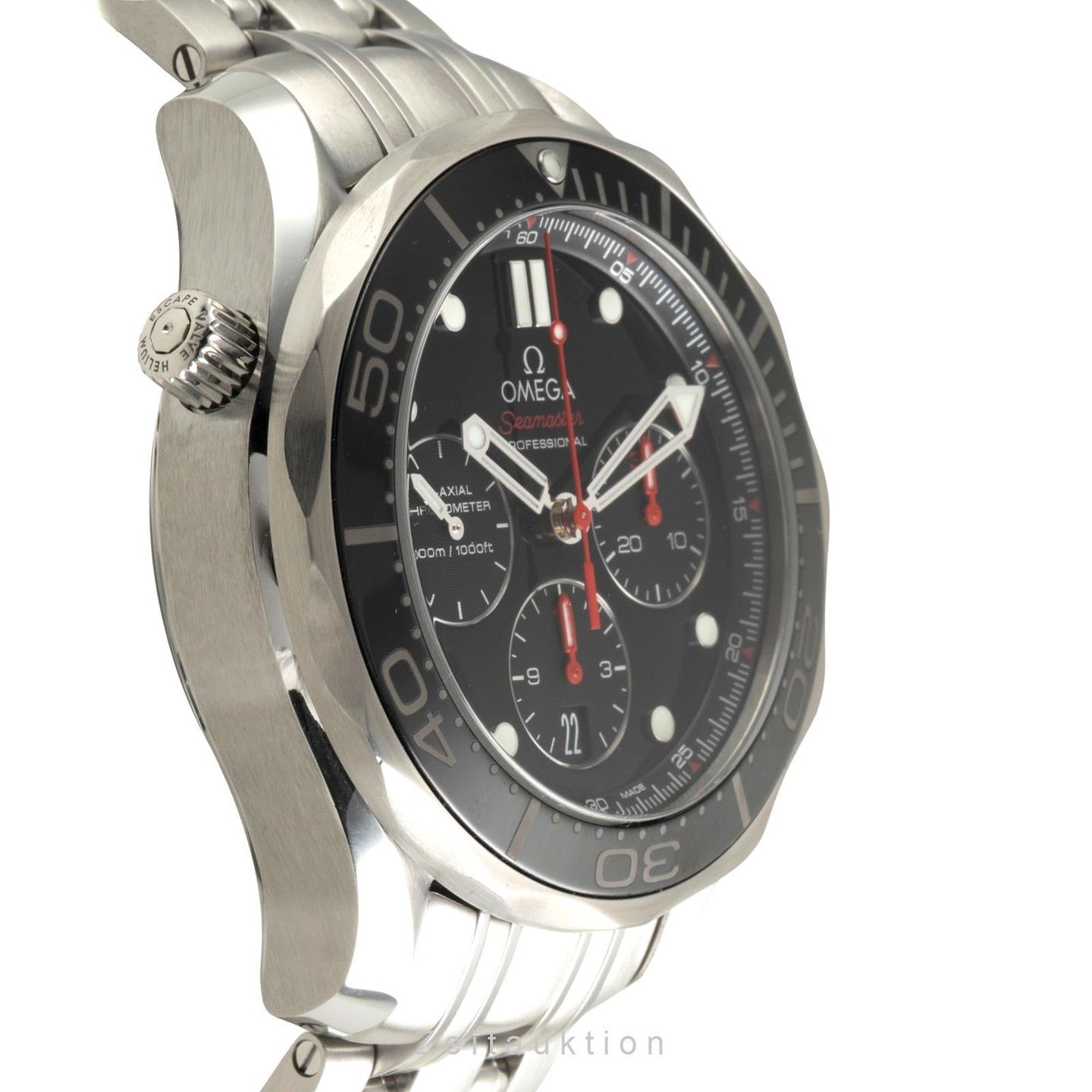 Omega Seamaster Diver 300 M 212.30.44.50.01.001 (Onbekend (willekeurig serienummer)) - Zwart wijzerplaat 44mm Staal (6/8)