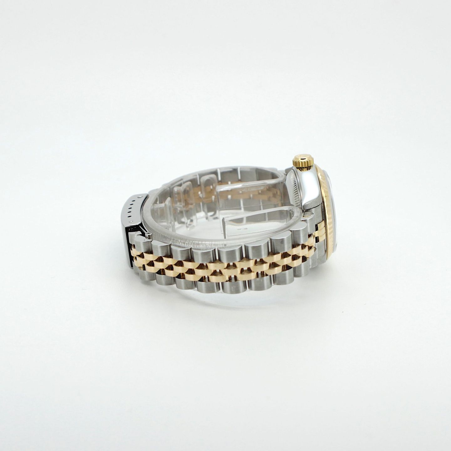 Rolex Lady-Datejust 69173 (Unknown (random serial)) - Grey dial 26 mm Gold/Steel case (4/8)