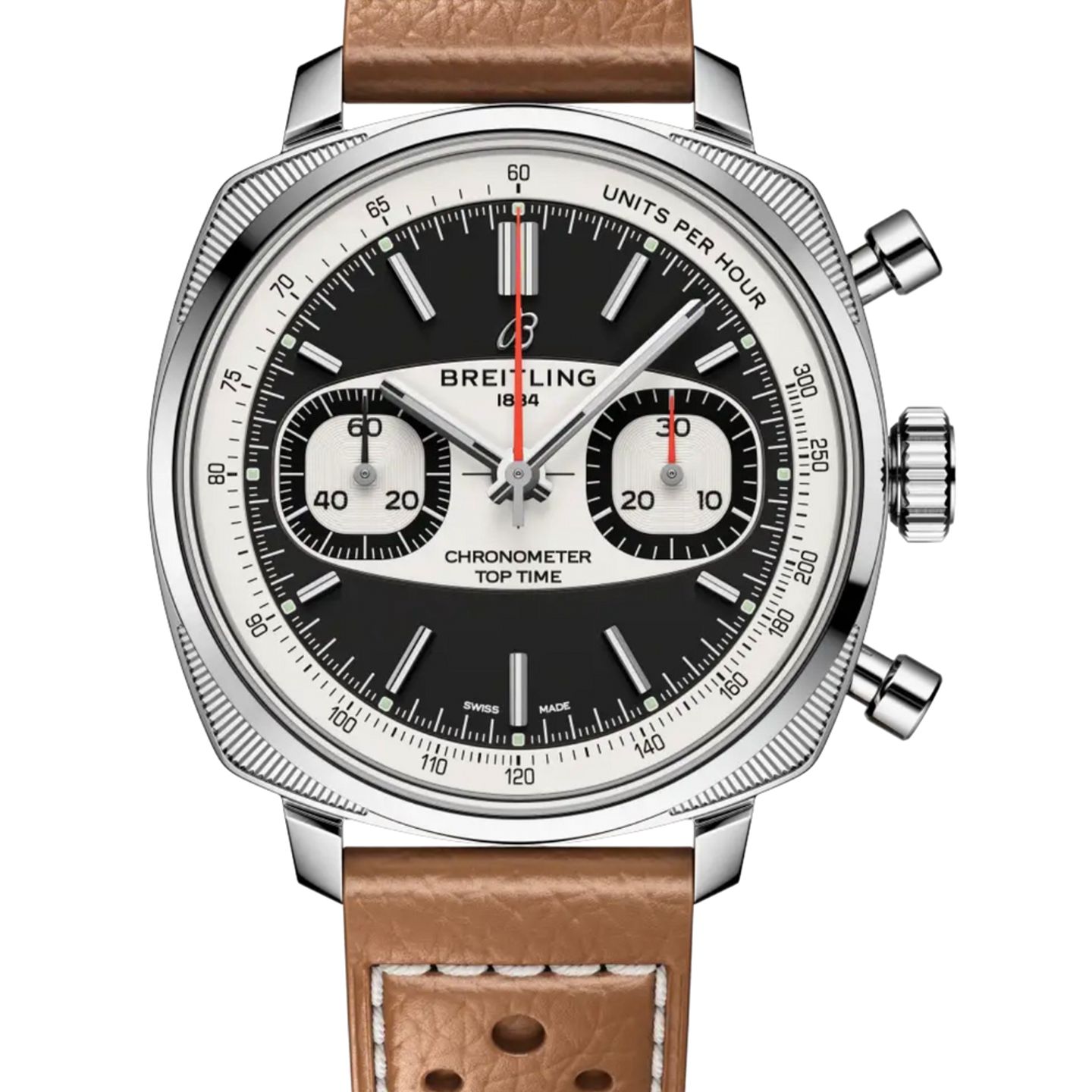 Breitling Top Time AB01771A1B1X1 (2025) - Zwart wijzerplaat 38mm Staal (1/1)