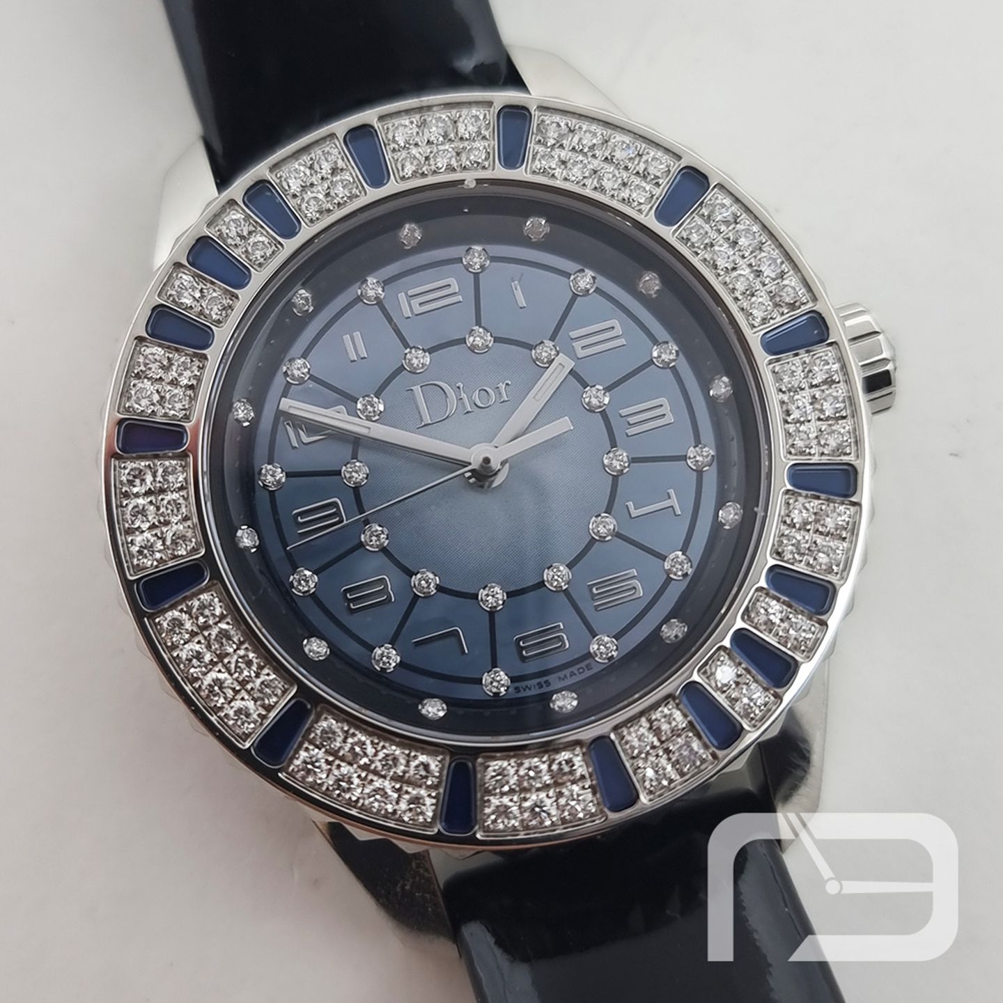 Dior Christal CD113510A002 (2024) - Blue dial 33 mm Steel case (2/8)