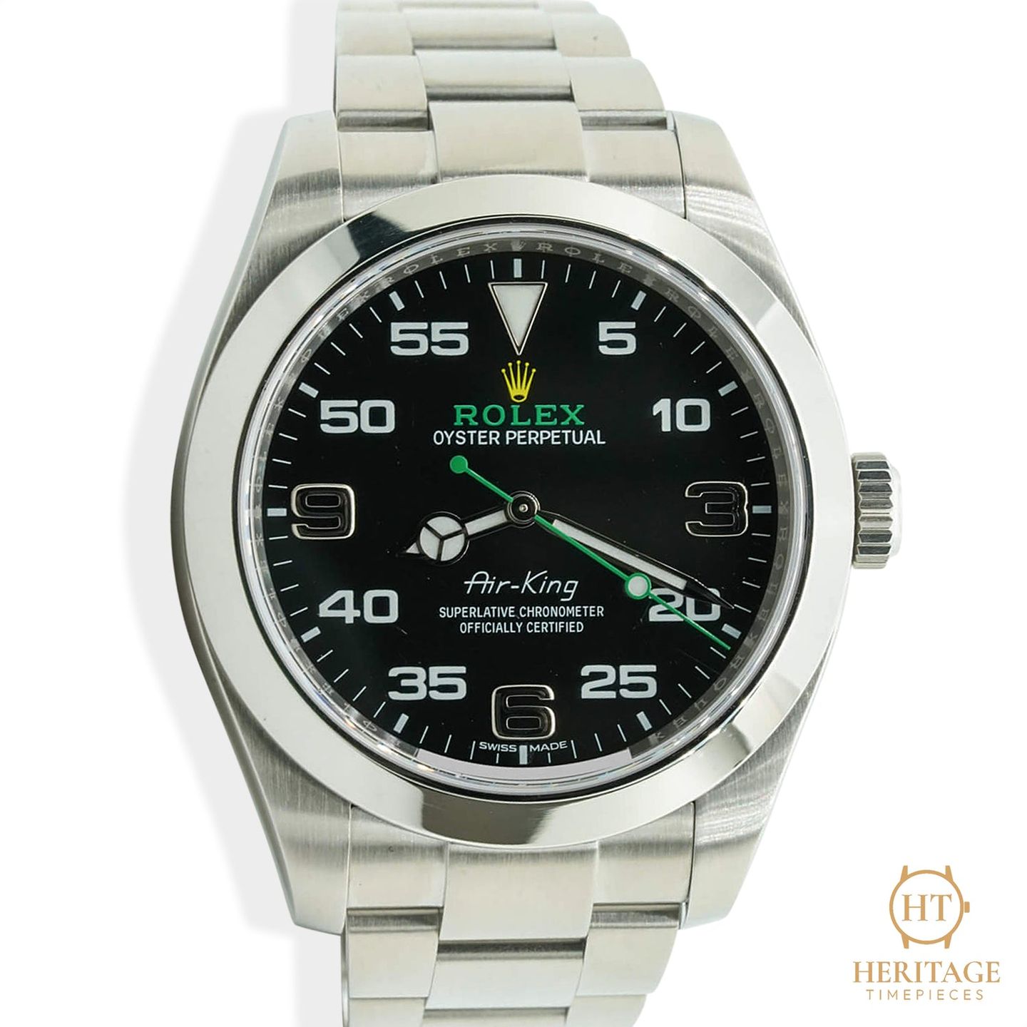 Rolex Air-King 116900 (2017) - Zwart wijzerplaat 40mm Staal (2/8)