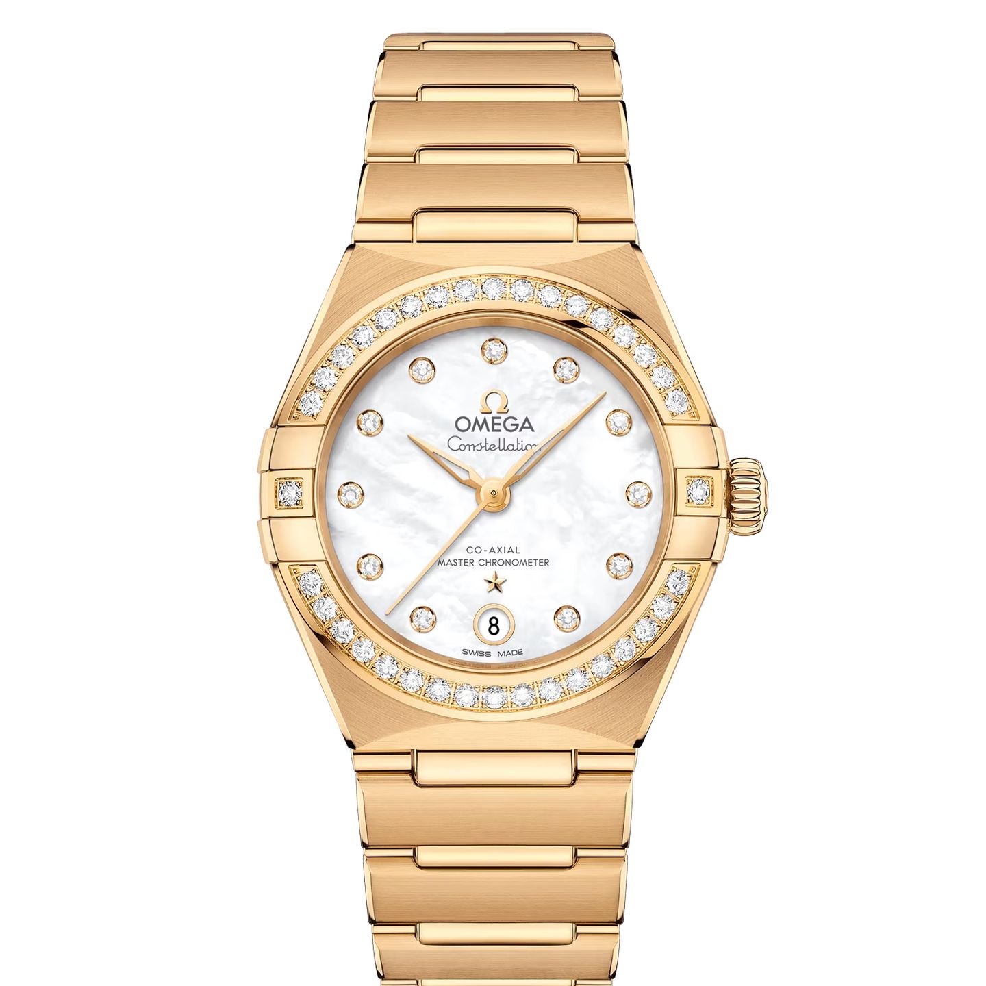 Omega Constellation 131.55.29.20.55.002 (2024) - Wit wijzerplaat 29mm Geelgoud (1/1)