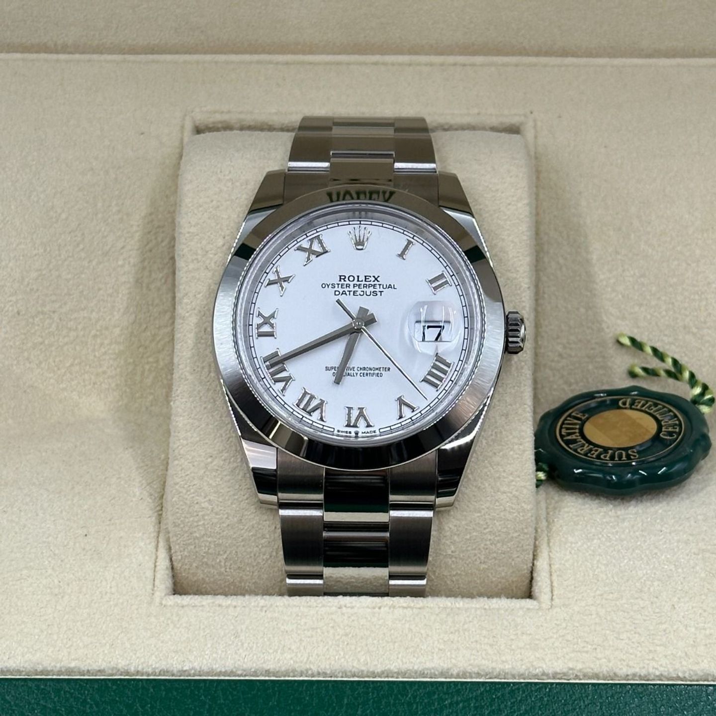 Rolex Datejust 41 126300 (2023) - White dial 41 mm Steel case (5/8)