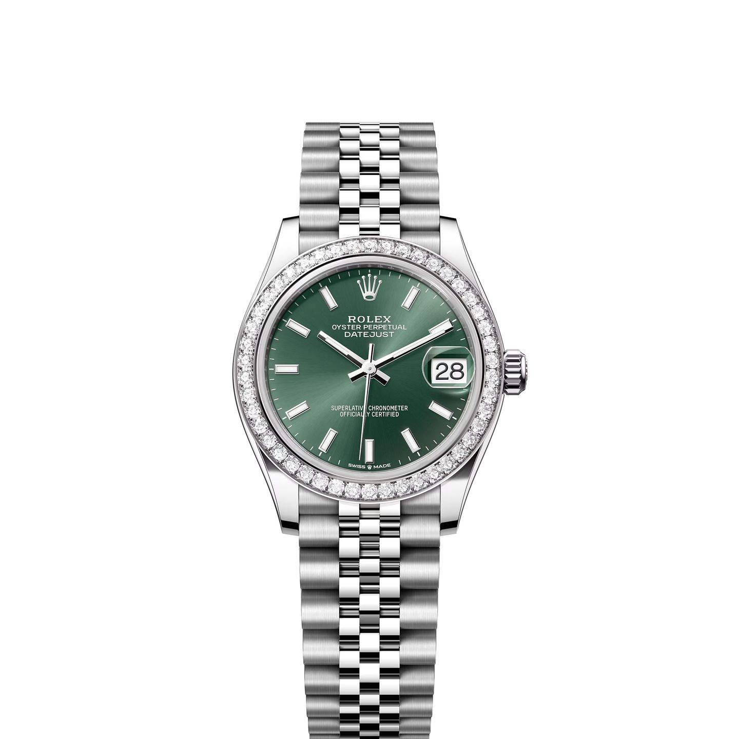 Rolex Datejust 31 278384RBR (2024) - Green dial 31 mm Steel case (1/1)